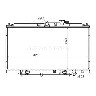 Радиатор Honda Accord 93-98 / Honda Accord 93-98 / Prelude 96-01 SAT
