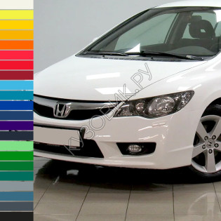 Бампер передний в цвет Honda Civic 8 (2008-2011) седан рестайлинг