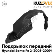 Подкрылок передний правый Hyundai Santa Fe 2 (2006-2009) дорестайлинг KUZOVIK