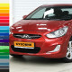 Бампер передний в цвет кузова Hyundai Solaris 1 (2011-2014) Бампер передний в цвет кузова Hyundai Solaris 1 (2011-2014)