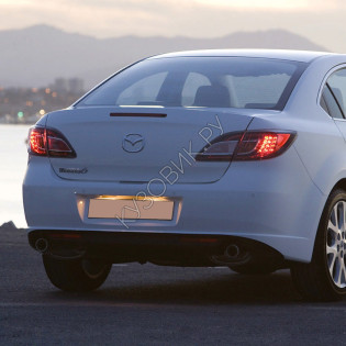 Бампер задний в цвет кузова Mazda 6 GH седан (2007-2009)