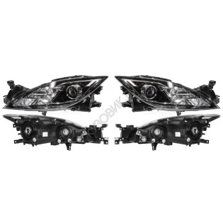 Фары Мазда Мазда 6 Mazda Mazda-6 GH (2008-2012) комплект 2 штуки левая и правая TYC высокое качество