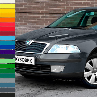 Бампер передний в цвет кузова Skoda Octavia A5 (2004-2009) дорестайлинг