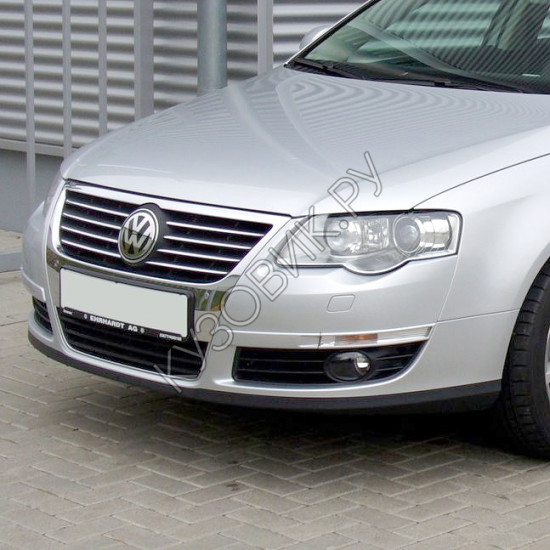 Бампер передний цвет кузова Volkswagen Passat B6 (2005-2010) с отв под омыватели Бампер передний цвет кузова Volkswagen Passat B6 (2005-2010) с отв под омыватели